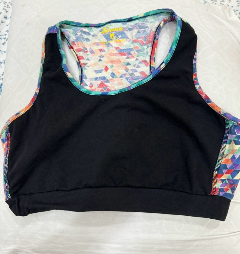 Multicolor Tank Bra