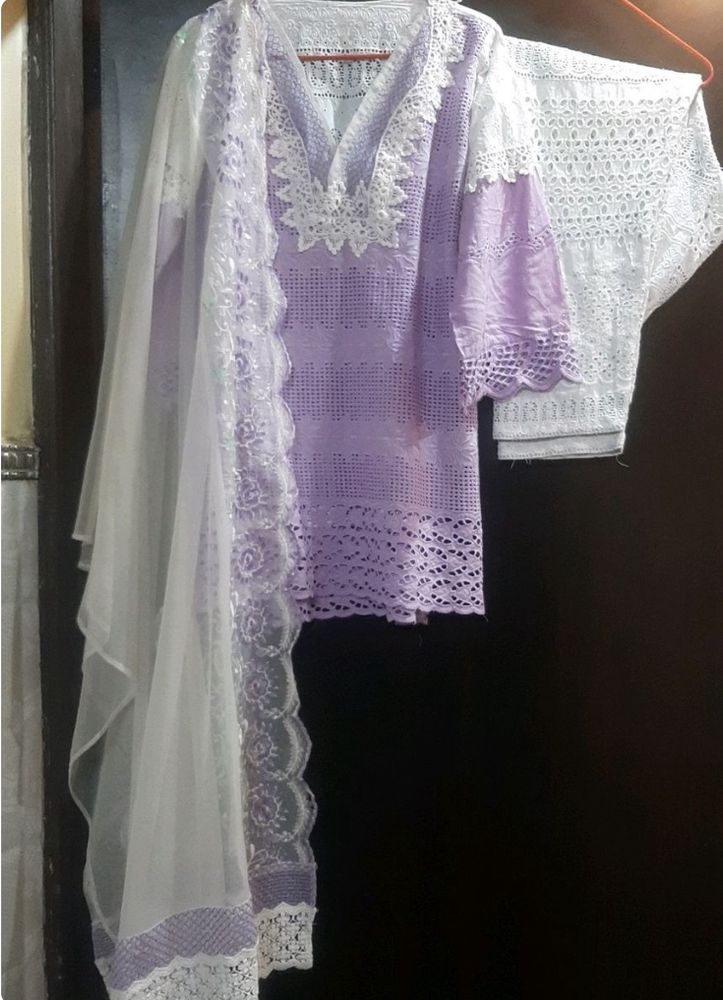 Pakistani Suit With Ornanza Embroidery