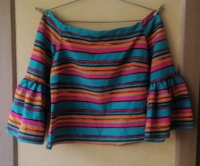 Boat Neck 3/4 Sleeves Top!!!