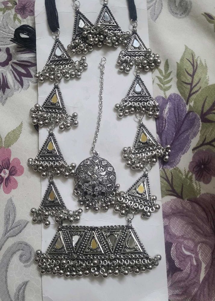 Oxidised Necklace Set