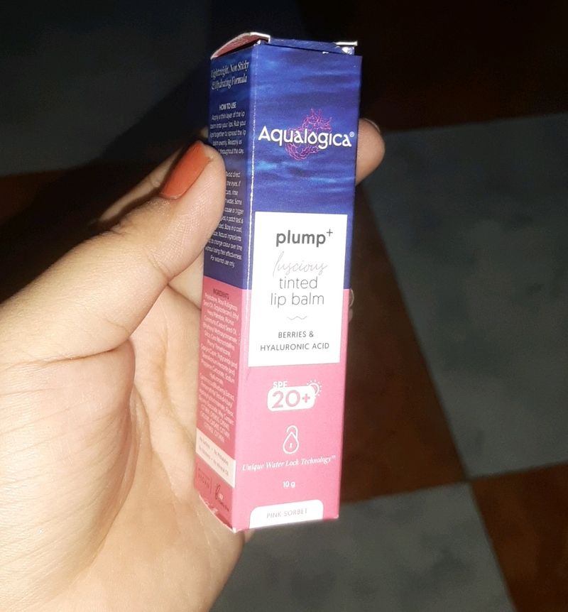 Aqualogica Plum Tinted Lip Balm