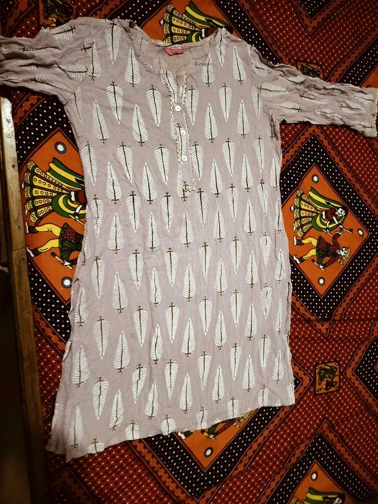 Peach Colour Kurti