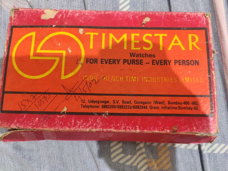 Timestar Box Of NOS New Old Stock Watches.