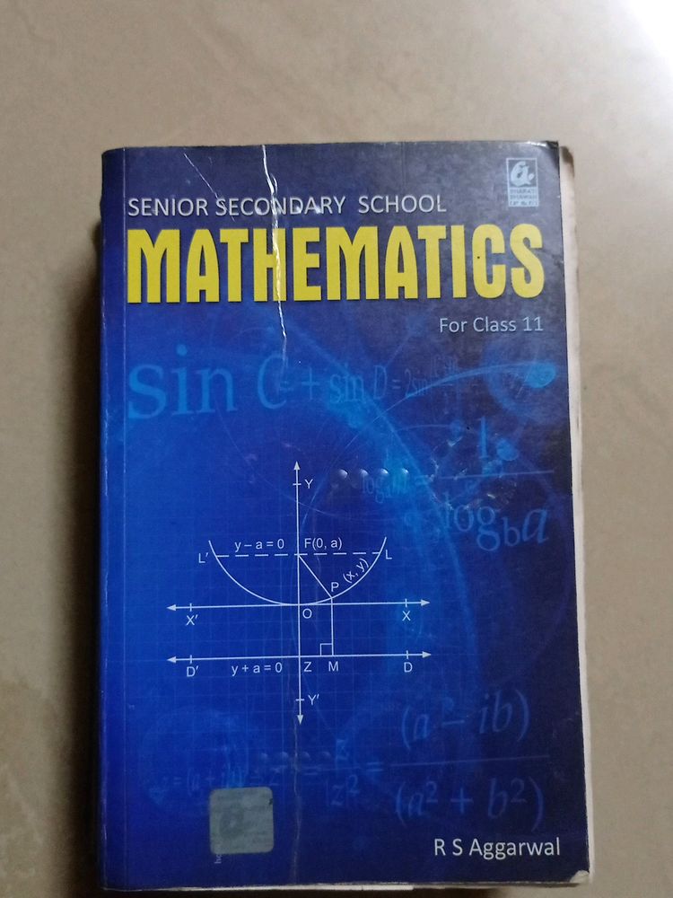 R S Agarwal Book Of CBSE Mathematics Class 11th