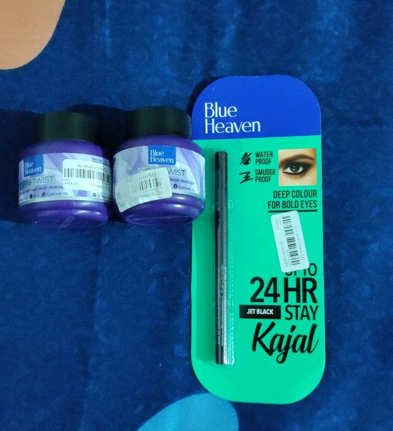 Blue Heaven Kajal &Dip-N-Twist Nail Paint Remover