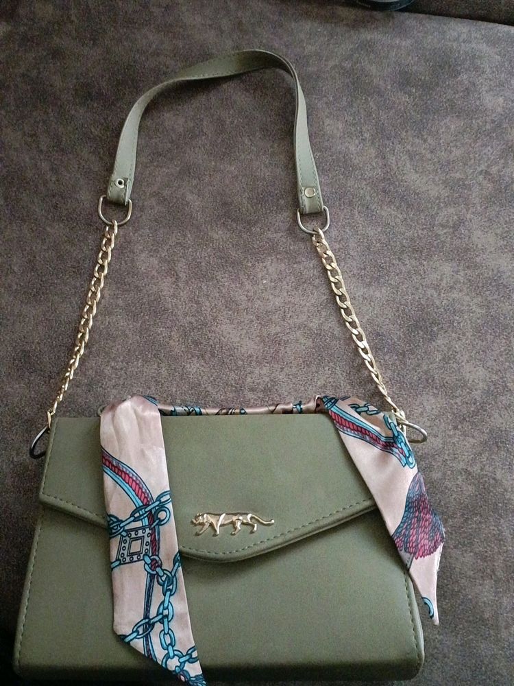 Olive Green Color Purse