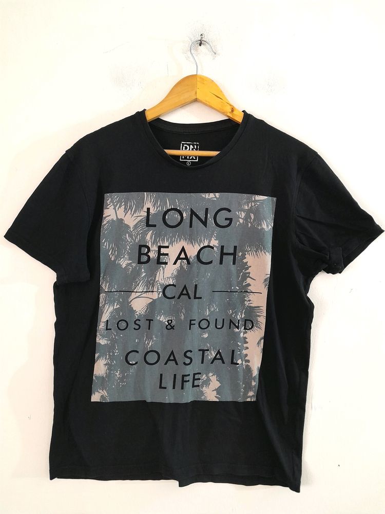 Black Printed T-Shirt (Men's)