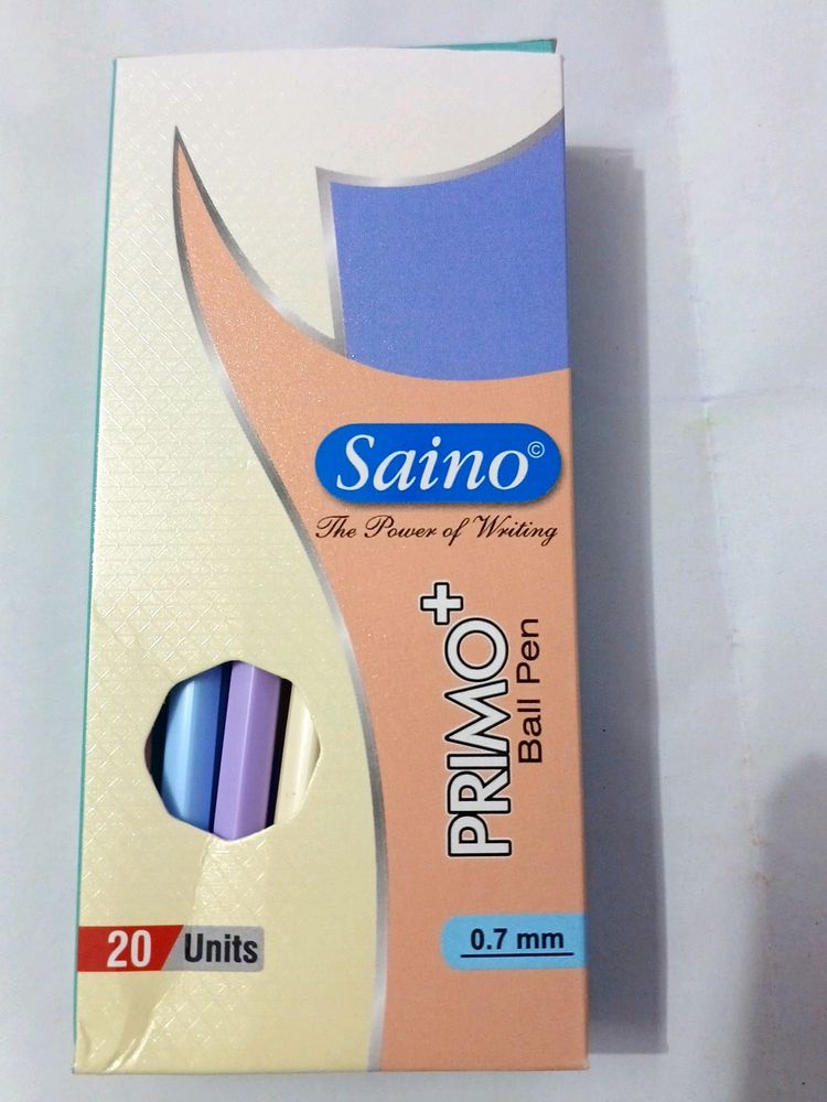 Saino Primo+ Ball Pen Pack Of 20