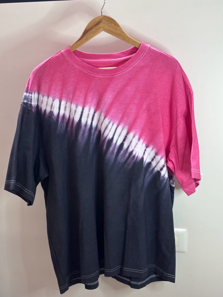 PLUS H&M  TIE DYE T-SHIRT