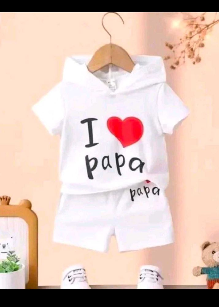 I Love Papa Baby Pair