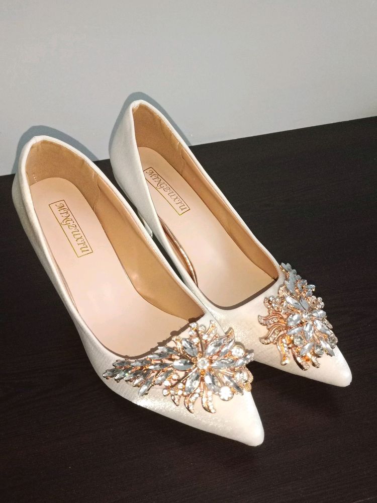 Gorgeous Satin Bridal Heels