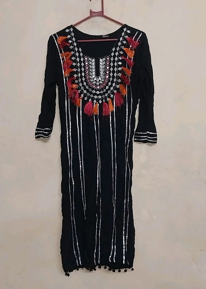 Beautiful Kurti With Pocket Palazo