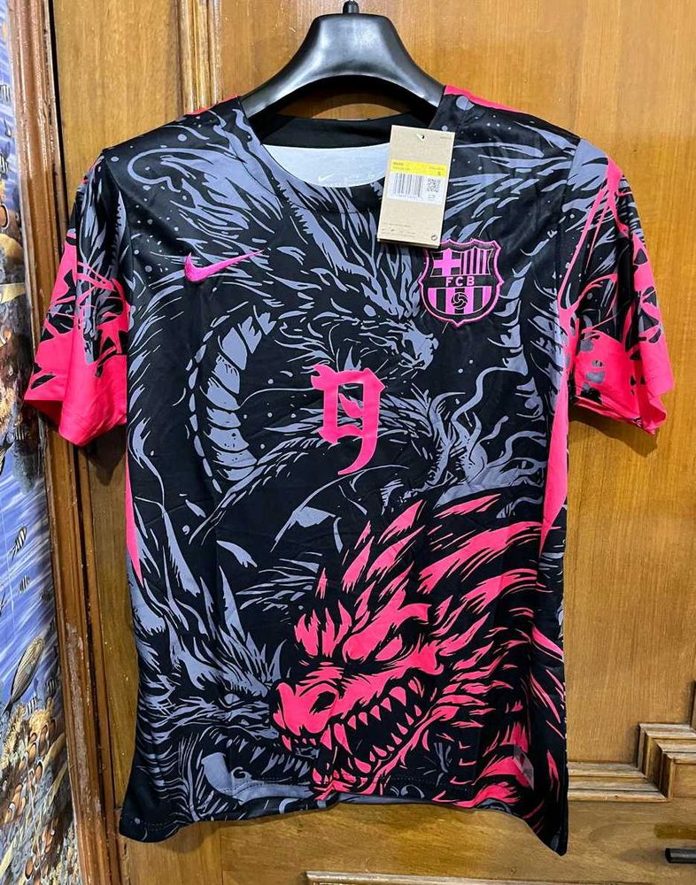 NIKE PINK DRAGON JERSEY SIZE - M(40)