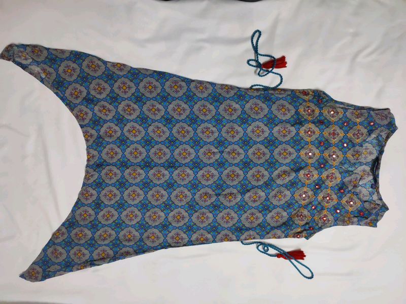 Blue Gray Kurti