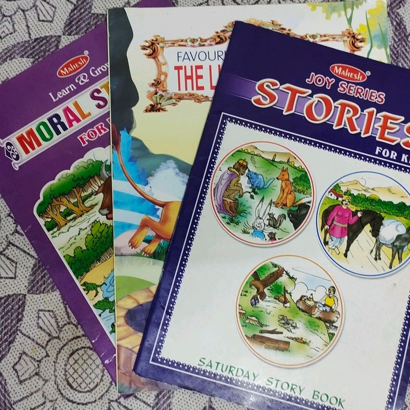 Combo Of 3 :-Kids Stories With Moral