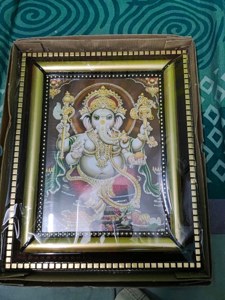 #New# Lord Ganesha 3 High Quality Photo Frame