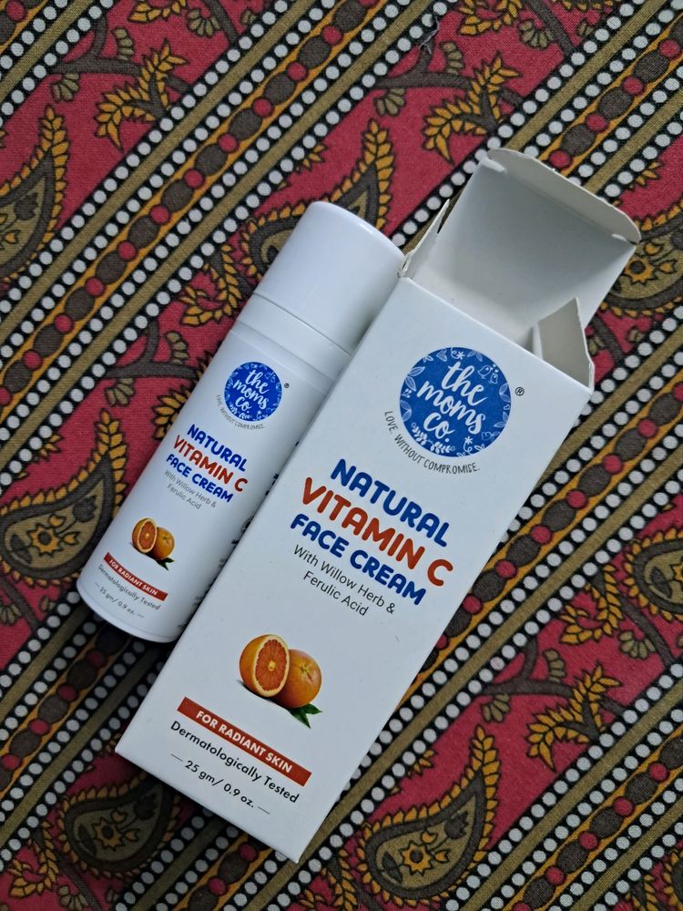 The Mom's Co. Vitamin C Face Cream Natural