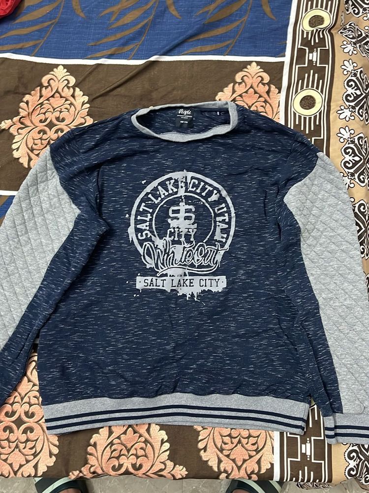 People Sweatshirt XXL Navy Blue