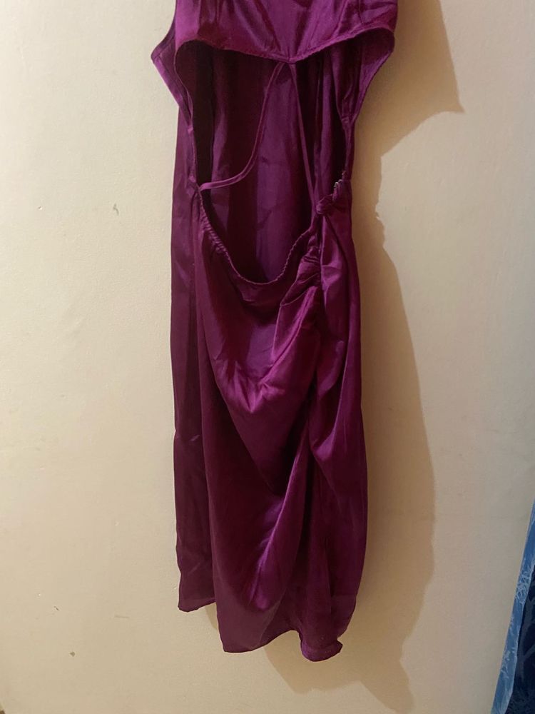 Ginger satin dress