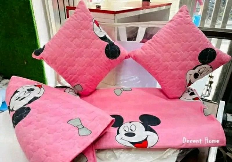 5 Pilo Cover 1 Bedsheet Sunday Offer💕💕💕