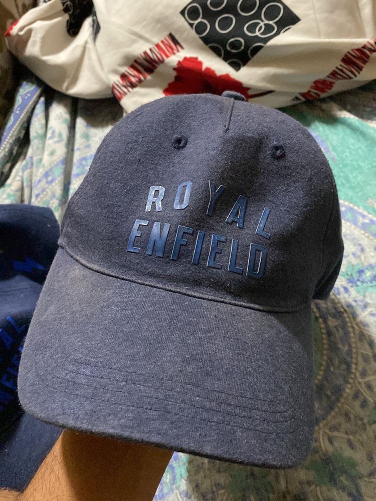Blue Royal Enfield Cap