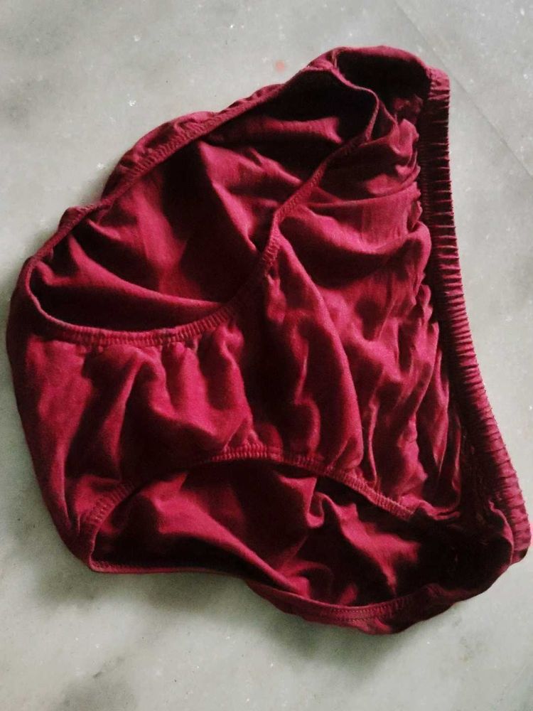 Cotton Maroon Panty