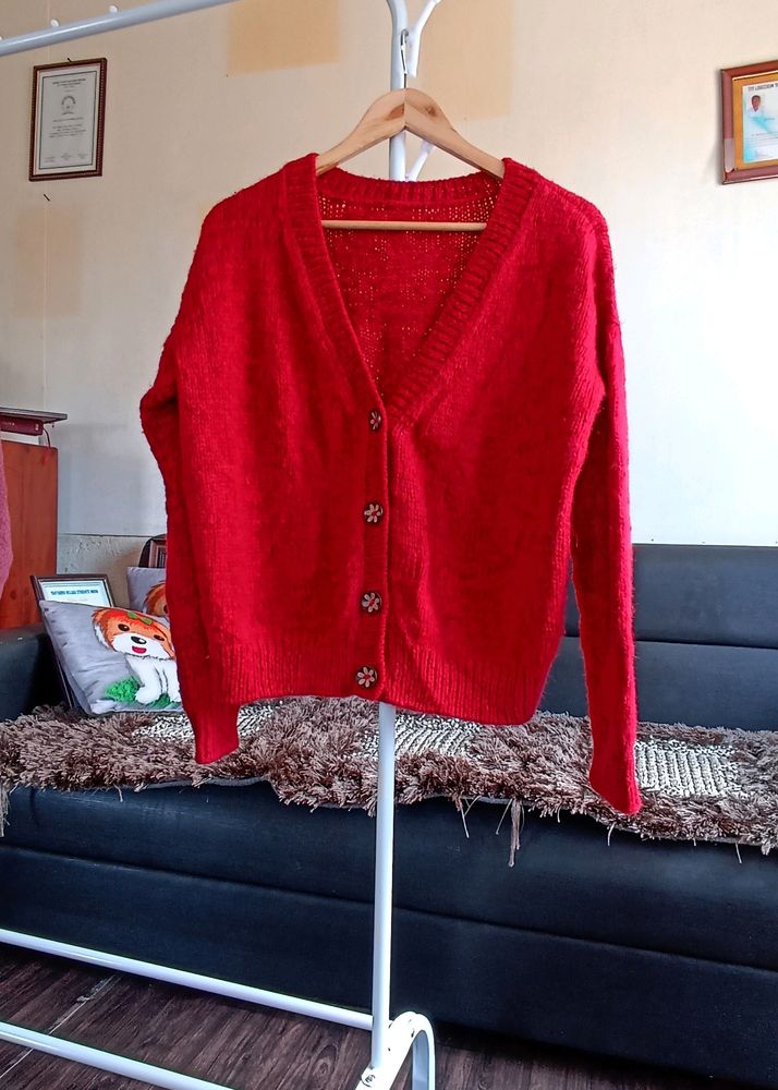 Red Wollen Sweater