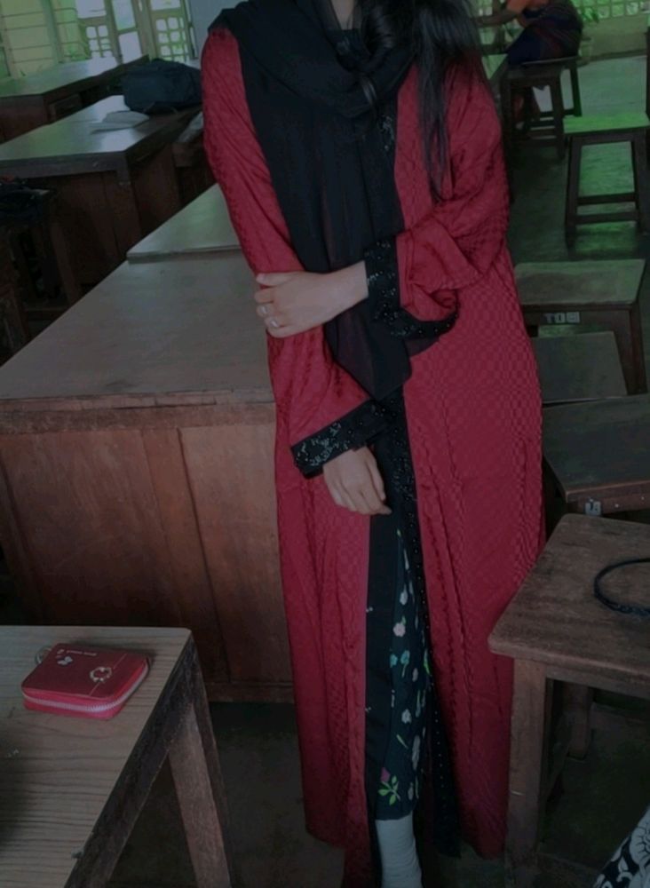 Front Open Abaya