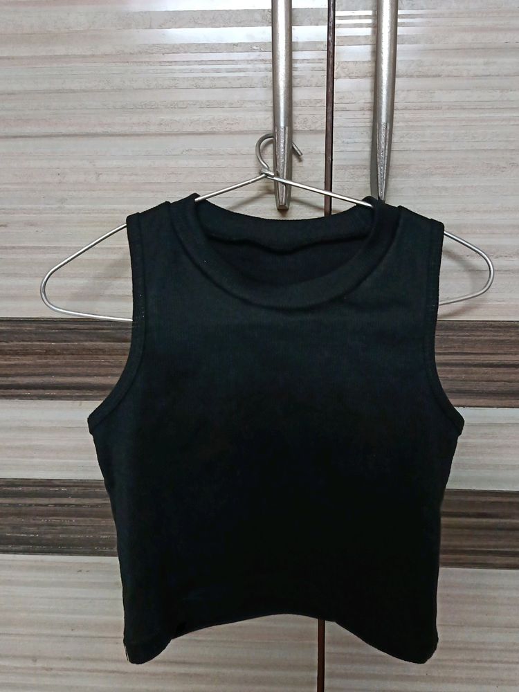 Black Tank Top, Also Available In White