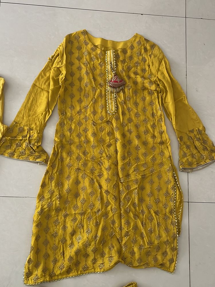 Yellow Ethnic Dress