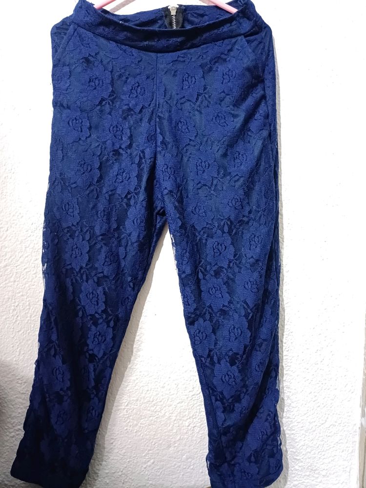 Lace 3/4th Trousers