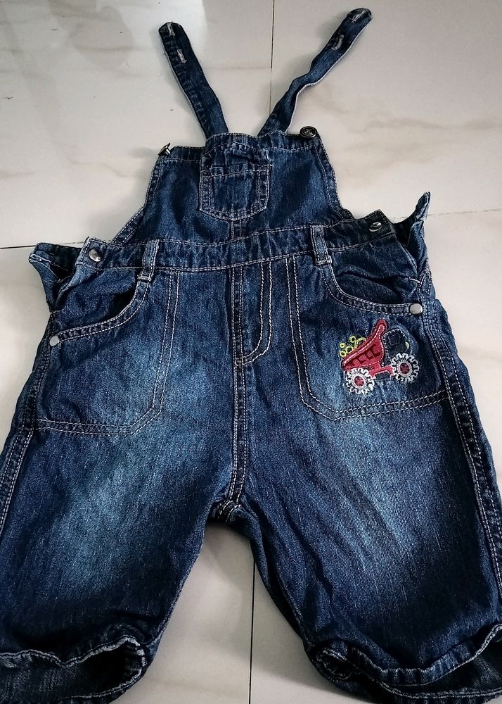 Denim Dungaree Pant