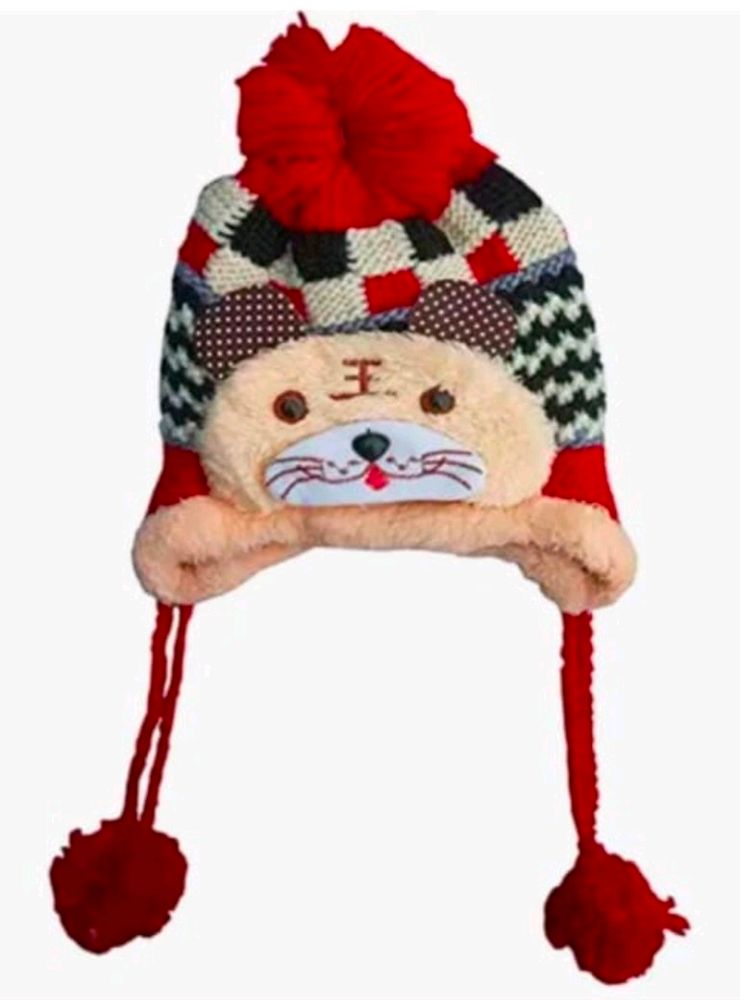 Kids One Cap Hat With Furr Lining Age 1 To