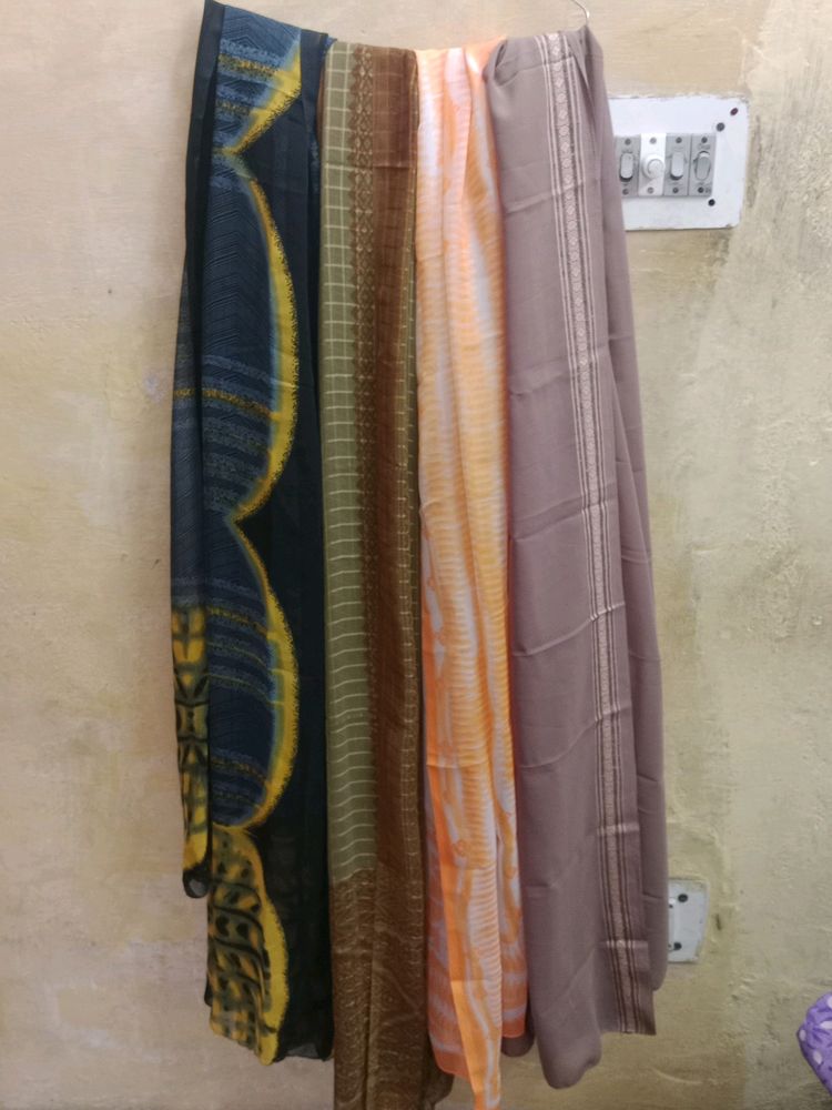 Different Printed Dupatta Set Of 4🔥