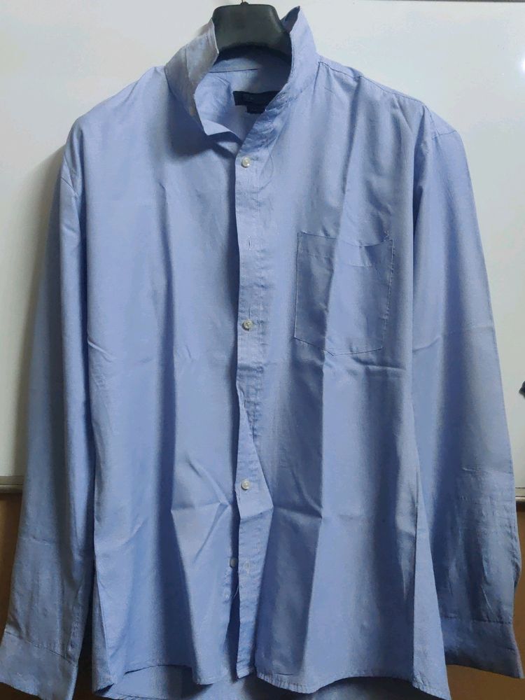 Blue Shirt Slim Fit