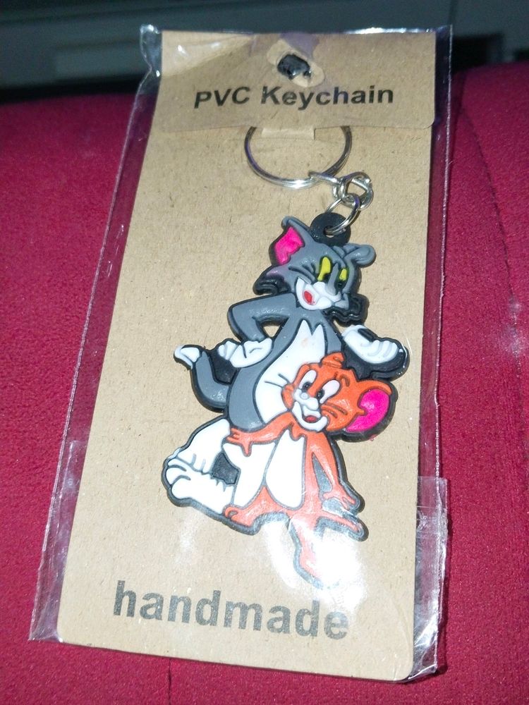 Tom And Jerry Keychain