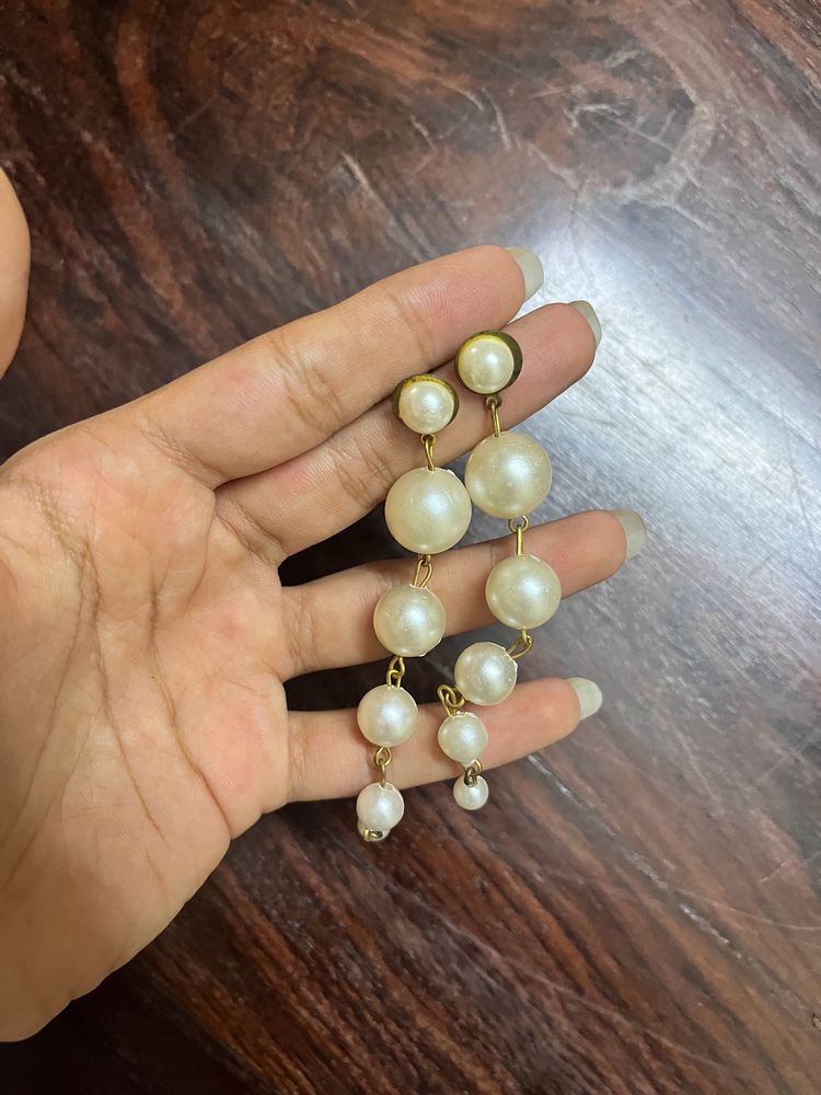 Pearl Dangler Earrings