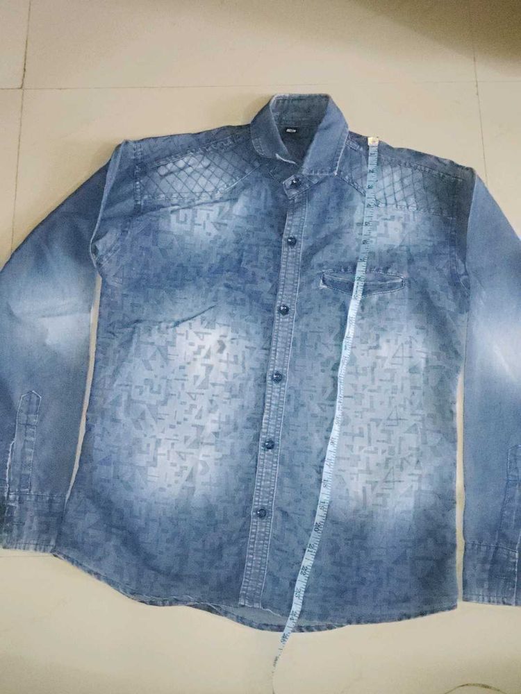 Shirt Fir Boys Denim Type