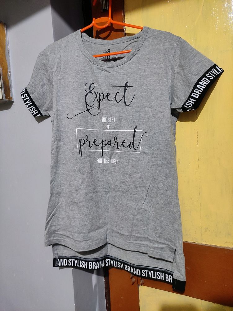 New T-shirt Gray Colour