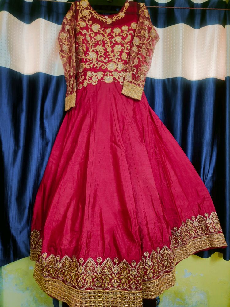 Red ♥️ Ethnic Gown