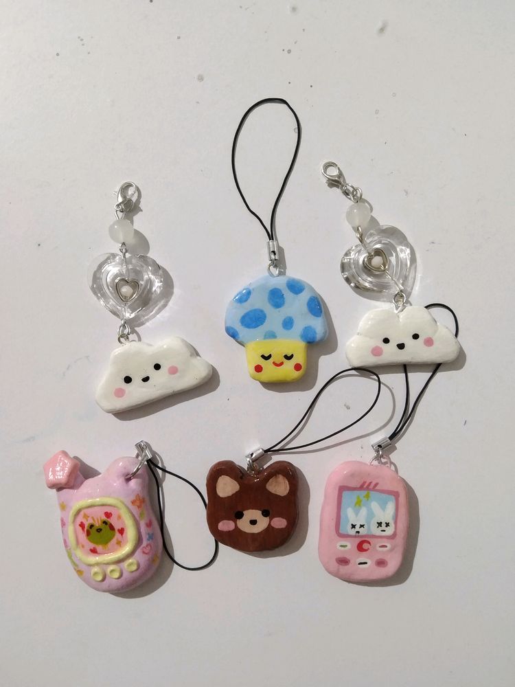 Clay Phone Charms