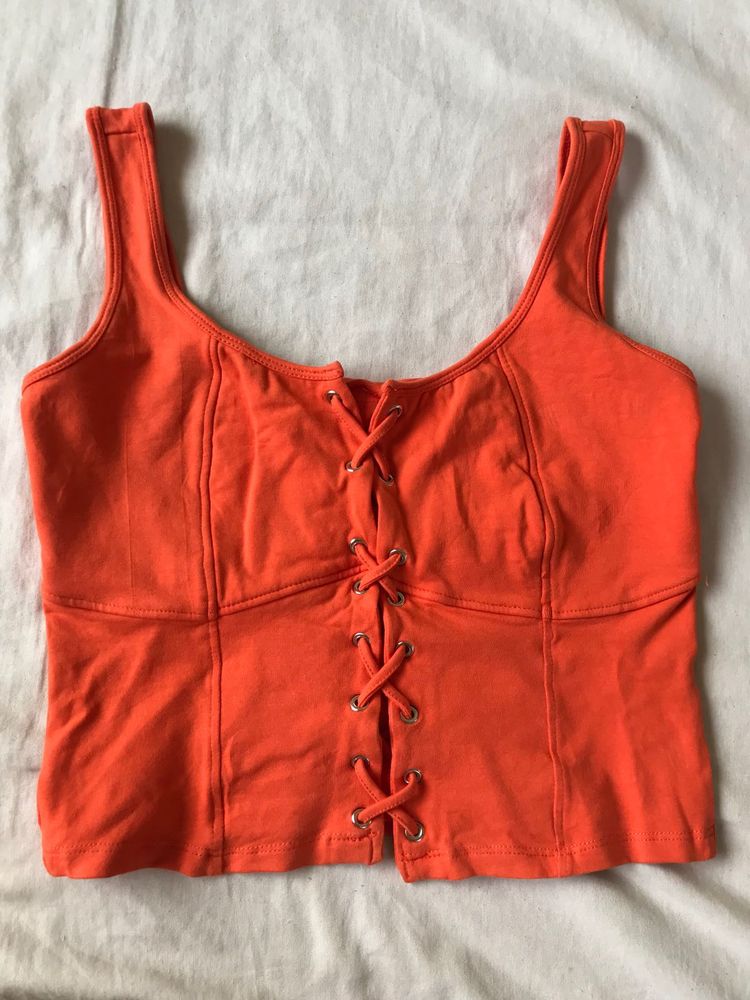 Orange Crop Top