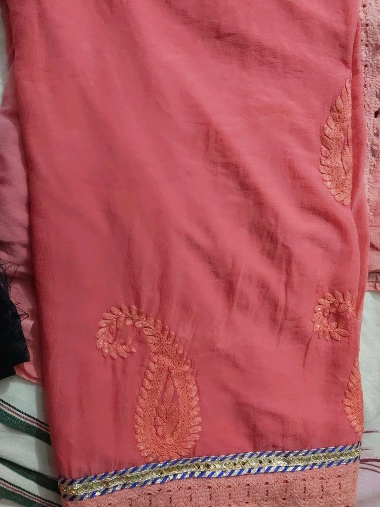 Pink Saree