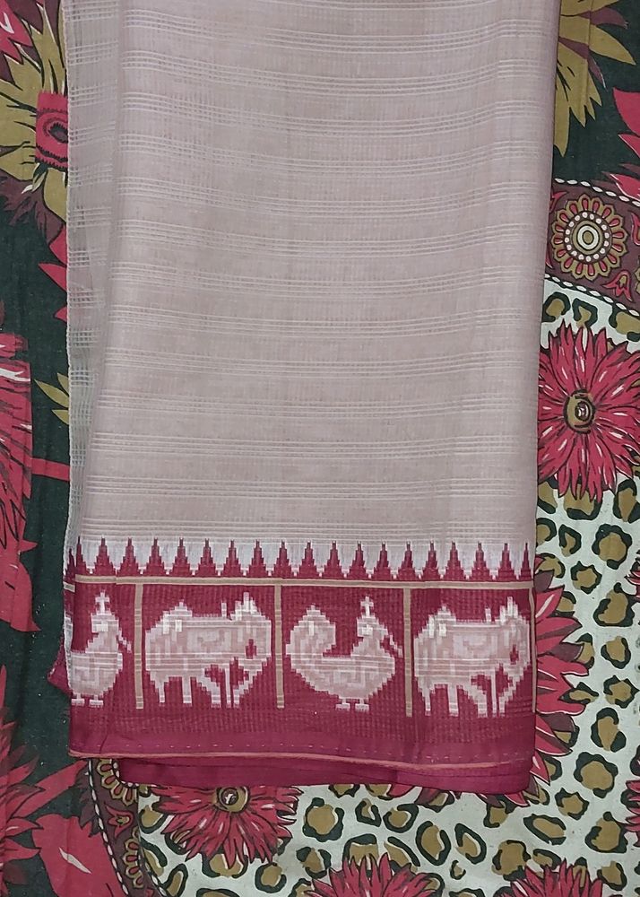 Bird Printed Saree