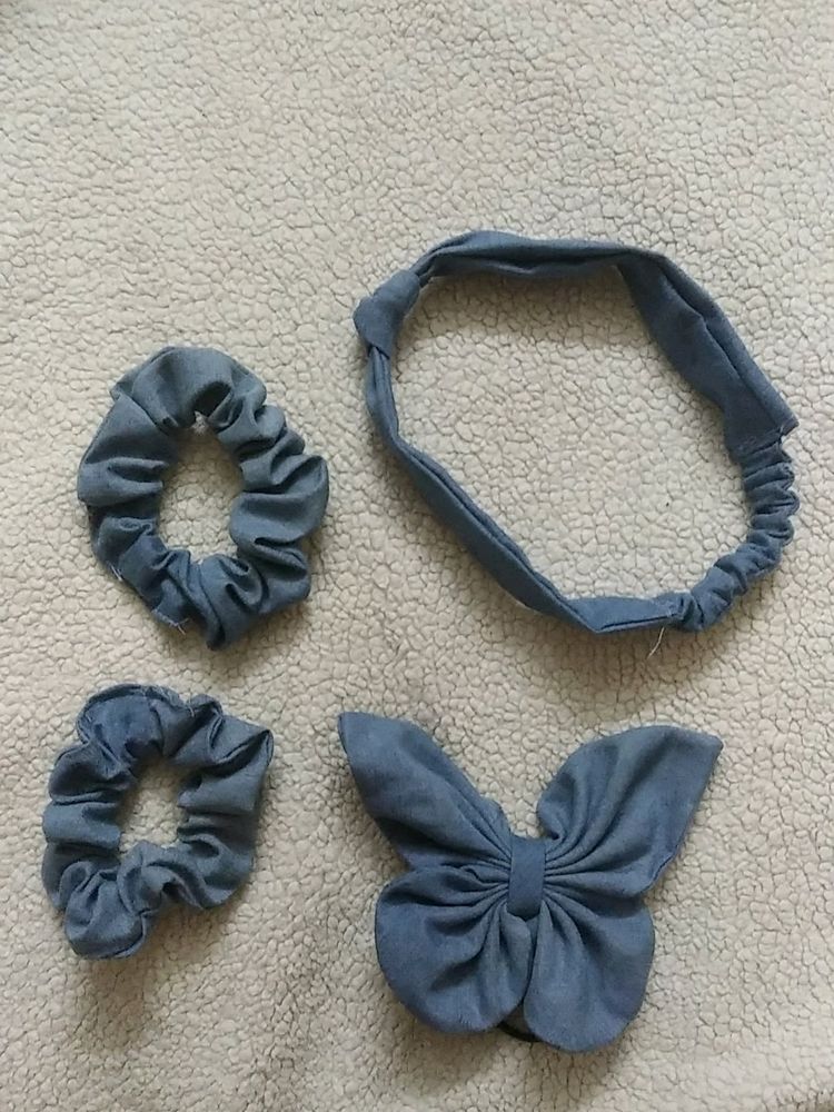 Denim Hair Accessories