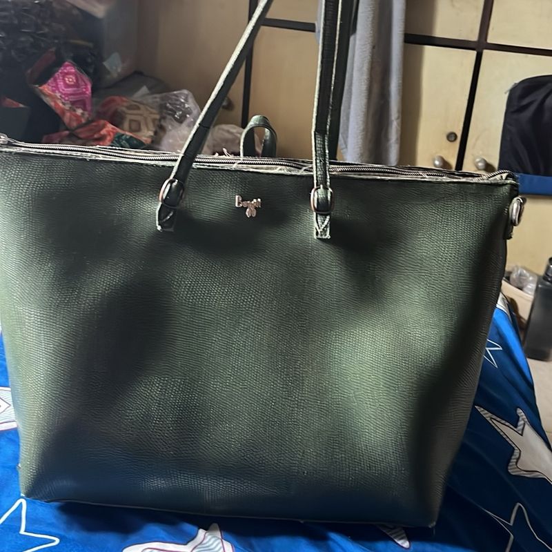 Olive Green Baggit Hand Bag