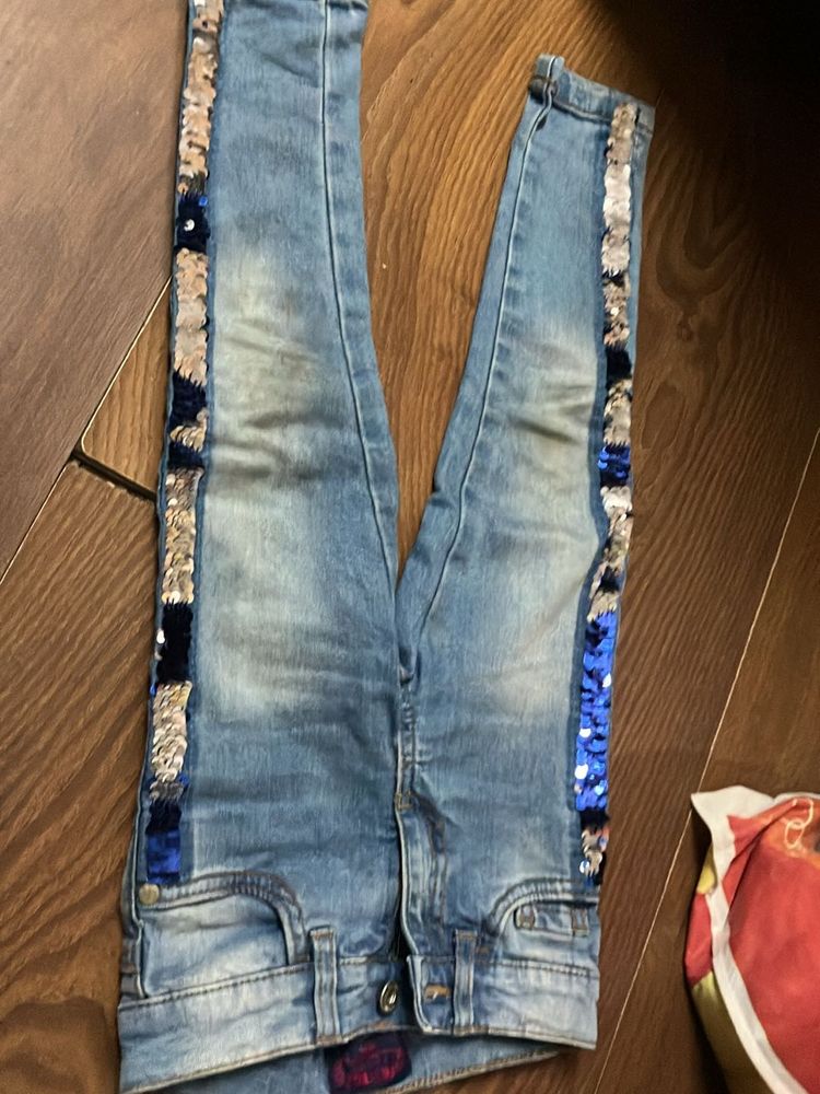 Blue Sequins Denim 2-3.5 Yr