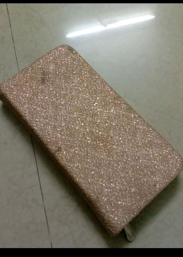 Golden Shimmer Clutch