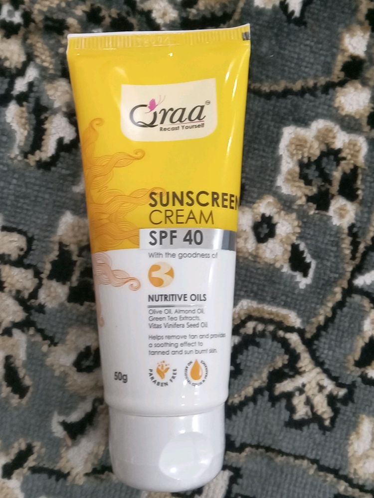 Qraa Cream Sunscreen