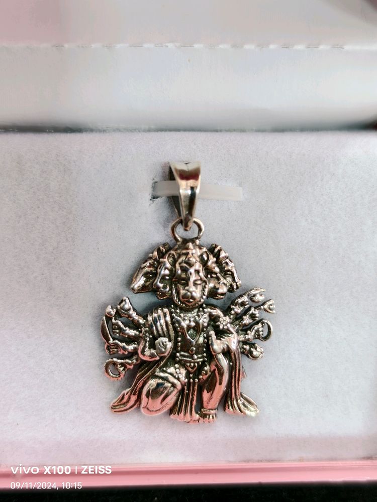 925 Silver Sterling Hanumanji Pendant